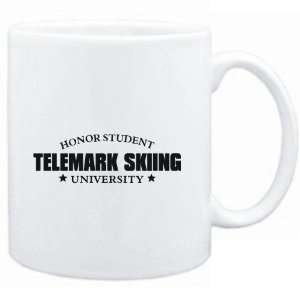  Mug White  Honor Student Telemark Skiing University 