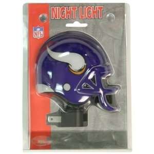  Minnesota Vikings Helmet Shaped Night Light: Sports 