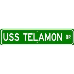 USS TELAMON ARB 8 Street Sign   Navy Patio, Lawn & Garden