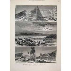   : 1883 Sketches Ourghemma Southern Tunis Bordj Print: Home & Kitchen