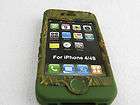 iPhone 4 4S Case Heavy Duty ishield Snap On Hybrid Camouflage Camo 