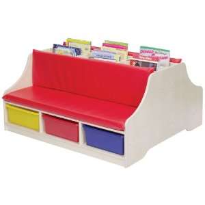  Double Sided Reading Bench with Storage