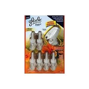  Glade® Plugins® Scented Oils Refills + Bonus Warmer 