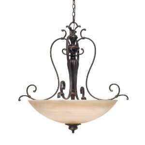 Golden Lighting 6029 BP3 EB Etruscan Bronze Jefferson Traditional 