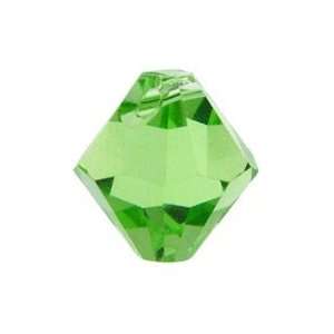  Swarovski Bi Cone top drilled 8mm peridot Arts, Crafts 