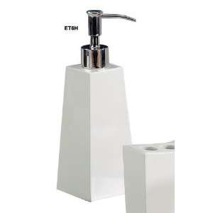 Tatara ET6H Elegant Collection Soap Lotion Pump   White Resin:  