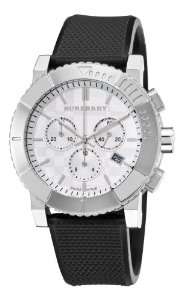   Trench Chronograph White Chronograph Dial Watch Burberry Watches