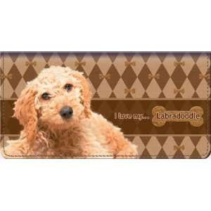  Labradoodle Checkbook Cover