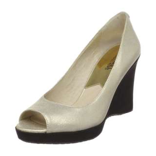 Michael Kors Lexi Wedge Platform Heels Shoes Pump Gold 885932912412 