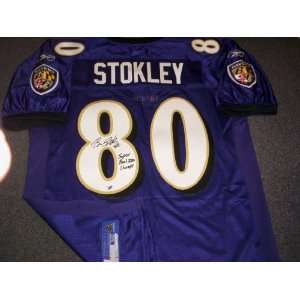  Brandon Stokley Signed Jersey   Authentic: Sports 
