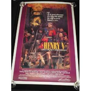  Henry V   Kenneth Brannagh   Original Movie Poster 