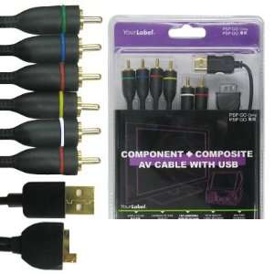  PSP Go component+composite AV cable with USB Electronics