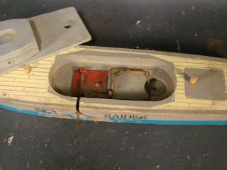 Lot 2 Antique KEYSTONE Old MOUSETRAP Wood SHIP Boat TOY Sub & Sea 