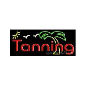  Tanning Outdoor Neon Sign 13 x 32