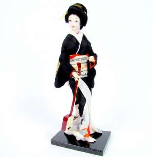 Vintage Japanese Geisha Kimono Tall 14 Doll Soft Body Poseable Arms 