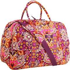 NWT Vera Bradley Grand Traveler Safari Sunset Bag Handbag roomy! Look 