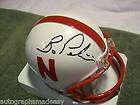 BO PELINI NEBRASKA CORNHUSKERS SIGNED MINI HELMET COA