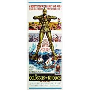  The Colossus of Rhodes Poster Movie Insert 14 x 36 Inches 