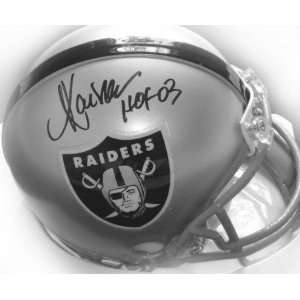  Marcus Allen Oakland Raiders Autographed Mini Helmet w 
