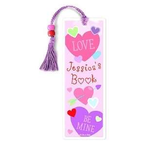   Valentines Day Bookmarks w Tassels   Two Pc Set: Office Products