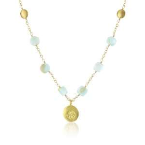  Mary Louise Coin Stamp Peruvian Opal Necklace Jewelry