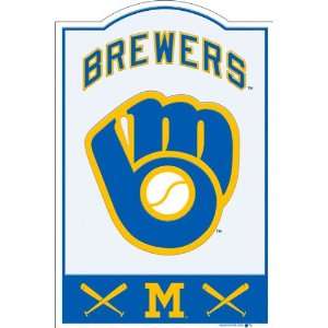  Milwaukee Brewers 12 x 18 Nostalgic Metal Trade Sign 