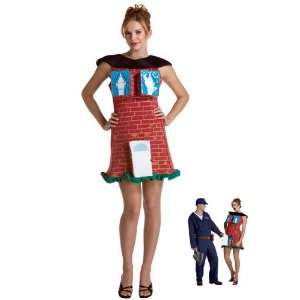 Brick House Dress Womans Halloween Costume M 4 10 Sz