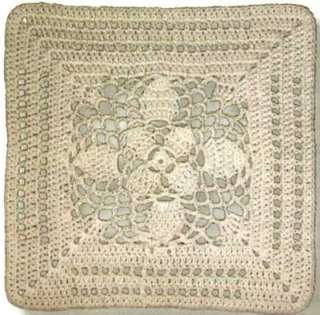 Crochet Pattern for Winter Wedding Jewel Afghan White Christmas Motif 
