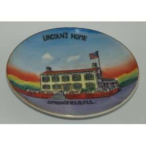  Vintage Lincolns Home Springfield, Ill. 4 Dia. Souvenir 