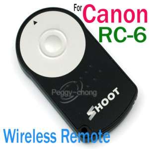 RC 6 Remote Control For Canon EOS Rebel T2i T3i 7D 600D  