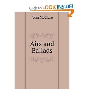 Airs and Ballads John McClure  Books