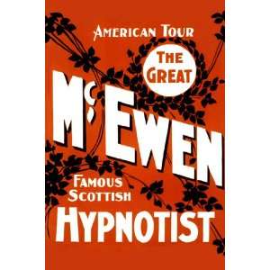  The Great McEwen, famous Scottish hypnotist 20x30 Poster 