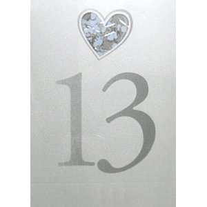  Confetti Heart Table Numbers Toys & Games
