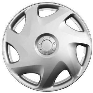    16S/L 16 Silver ABS Plastic Wheel Cover   Pack of 4: Automotive