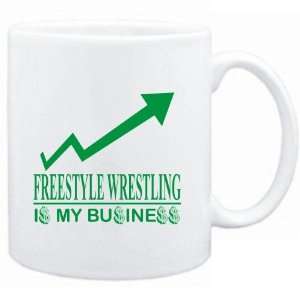  Mug White  Freestyle Wrestling  IS MY BUSINESS 