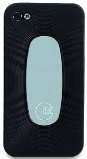 NEW MACALLY BLACK mSUIT RUBBER SKIN FOR APPLE iPHONE 4  