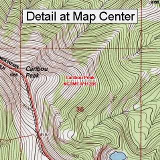   Map   Caribou Peak, Montana (Folded/Waterproof): Sports & Outdoors