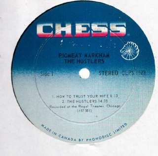 Pigmeat Markham: The Hustlers LP VG+/VG++ Canada Chess  