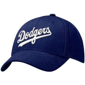  Los Angeles Dodgers Swoosh Flex Fit Hat (Blue): Sports 