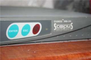 CODICO IRD 250 DVB SCOPUS DIGITAL VIDEO BROADCASTING  