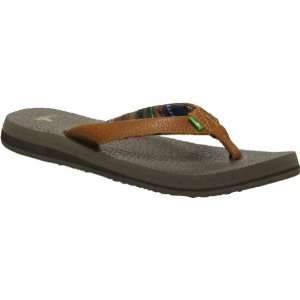 Sanuk Yoga Mat Primo Womens Sandal/Slipper Footwear   Brown / Size 07