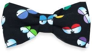  Swagger & Swoon Cartoon Eyes Bow Tie: Clothing