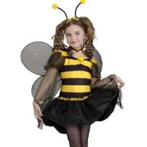   Bumble Bee Girl Costume M Girls Juniors Size 2 4: Toys & Games