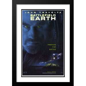  Battlefield Earth 20x26 Framed and Double Matted Movie 