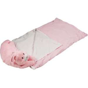   : Happy Camper Kids Bunny Pet Pillow Sleeping Bag Combo: Toys & Games