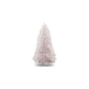   Dunhill White Fir Hinged Christmas Tree with 750 Clear Lights: Home