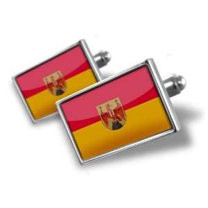 Cufflinks Burgenland (service Flag) Flag region: Austria   Hand Made 