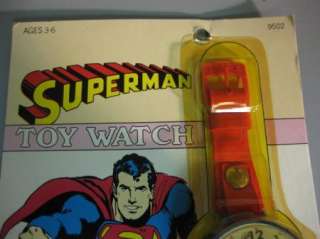 Vintage 1977 Marx DC Comics Superman Wrist Watch NIB  