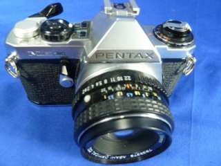 Pentax ME Super 35mm SLR Film Camera + CASE + LENS BUNDLE  