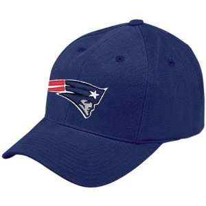   England Patriots Navy Basic Logo Brushed Cotton Hat: Sports & Outdoors